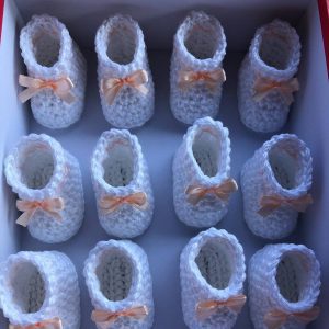 kvačkani konfeti copatki