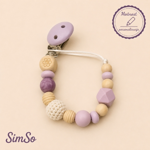 Držalo za dudo SimSo Pure Lavender