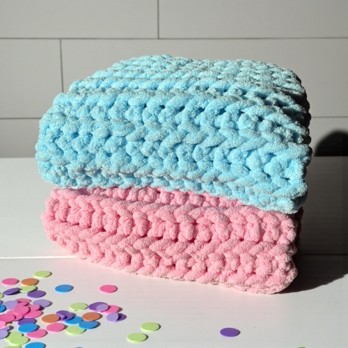 Puffy odejica za dojenčke 50x50 cm – izjemno mehka in topla - motiv kitke