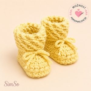 Kvačkani copatki SimSo Cuddle – na patent