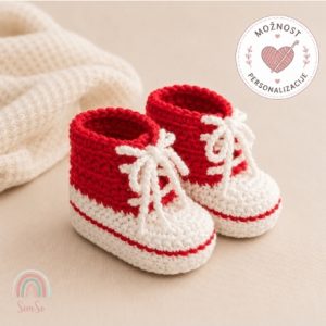 Ročno kvačkane superge Noah z možnostjo personalizacije